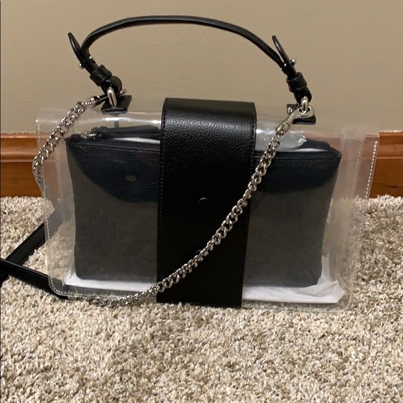 Dkny Bags Dkny Elissa Flap Clear Shoulder Bag Nwt Poshmark